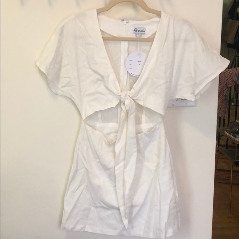 WhiteFox White cut out dress